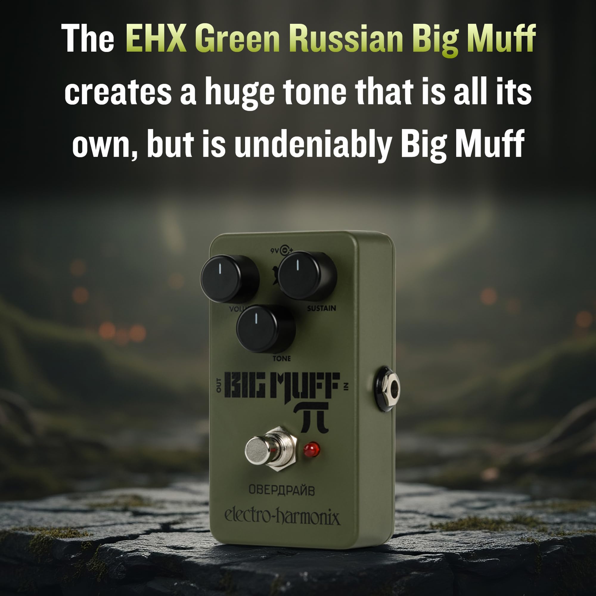 Electro-Harmonix Green Russian Big Muff Pi Fuzz Pedal : Amazon.ca
