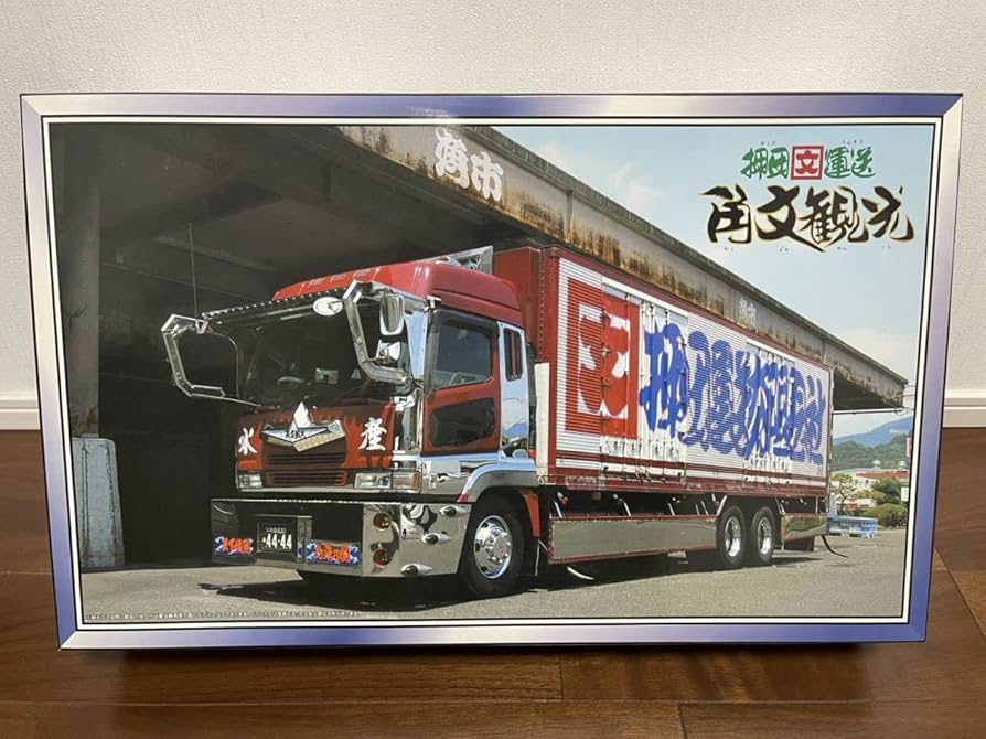 Amazon | アオシマ 角文観光 押田運送 スーパーグレート 大型デコトラ