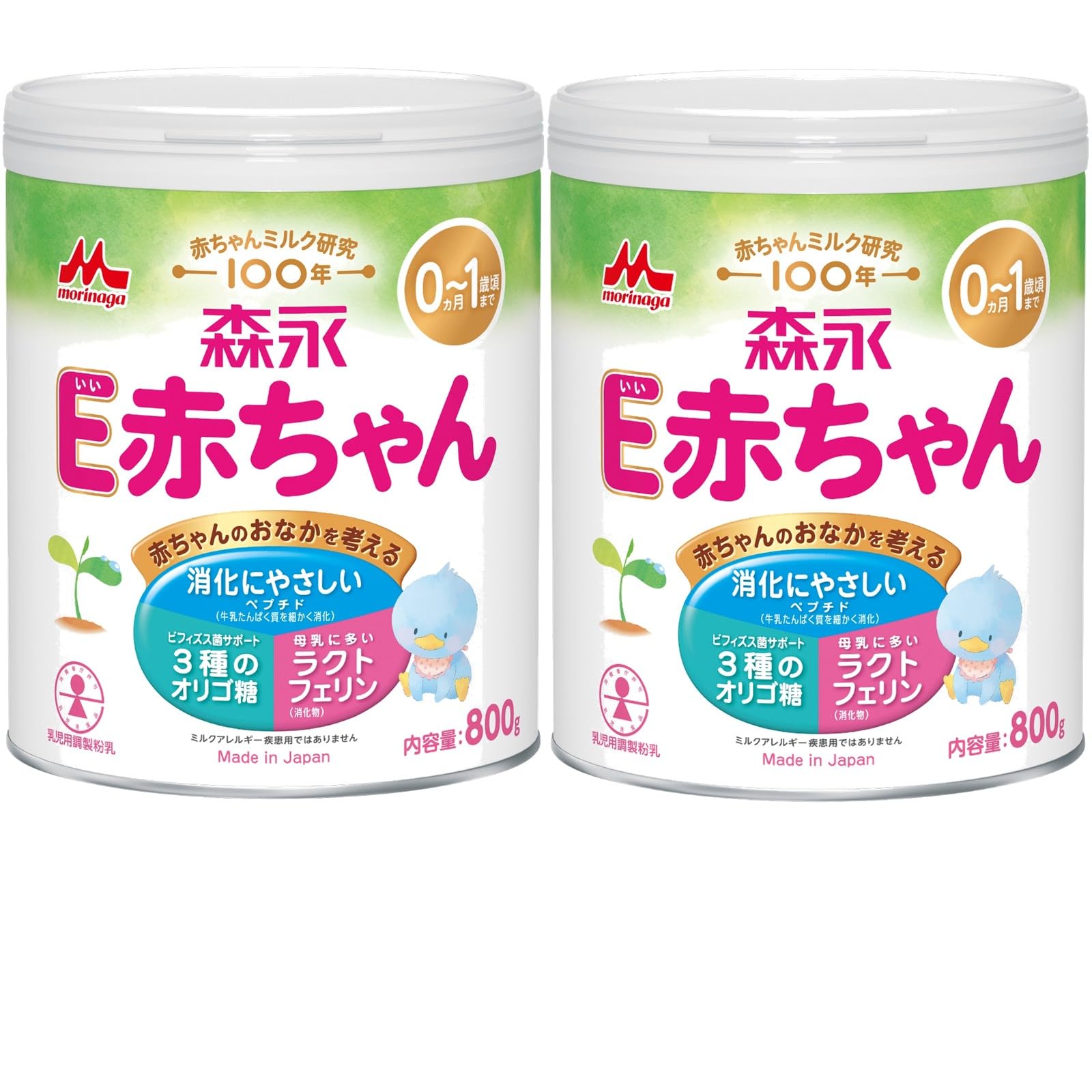 Amazon.co.jp: 【Amazon.co.jp限定】 森永 E赤ちゃん 大缶 800g×2缶