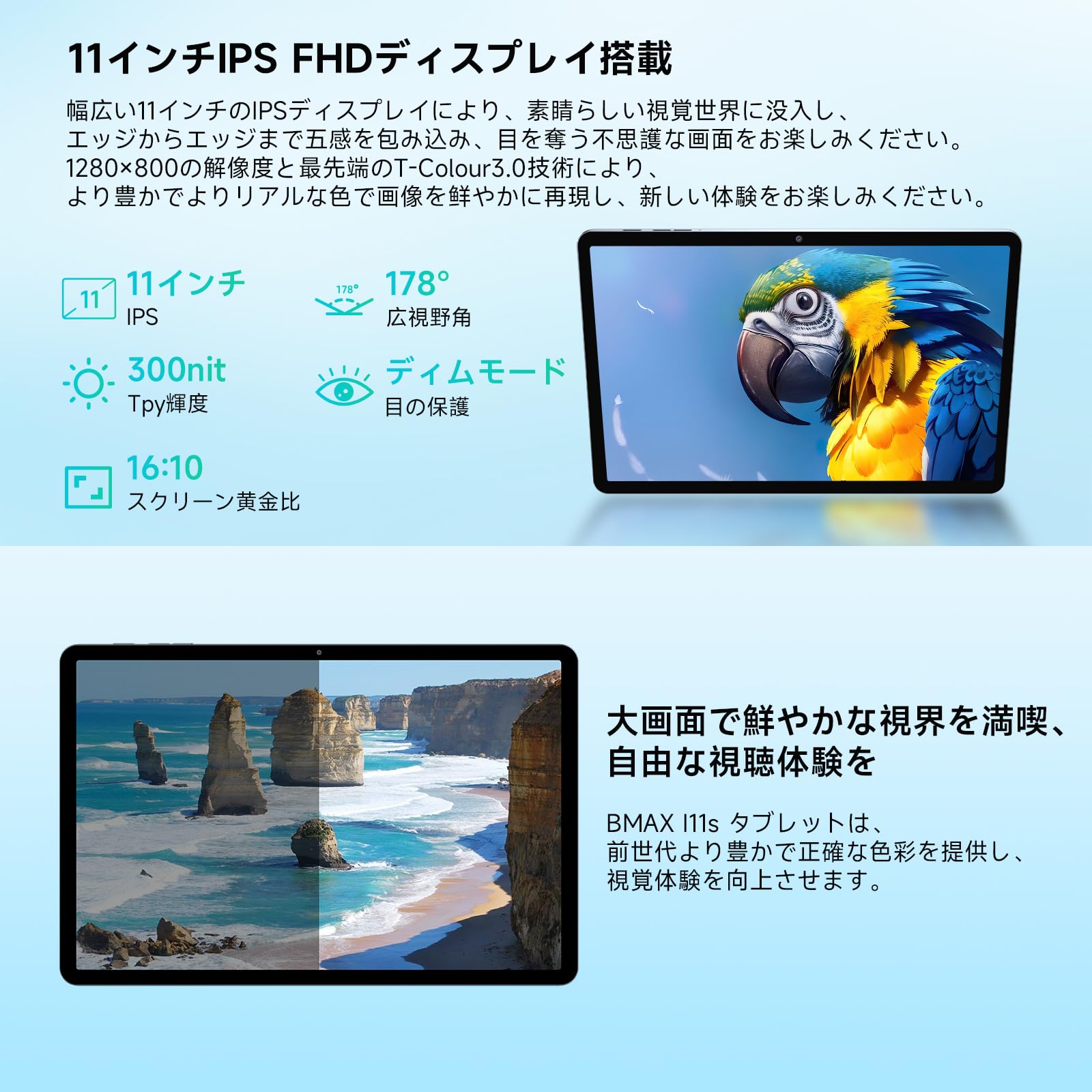 Amazon.co.jp: 【android15 タブレット IPS大画面 TDDIタッチ
