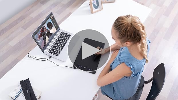 Amazon | Artisul ペンタブ 板タブ スマホで使える板タブ 傾き検出機能