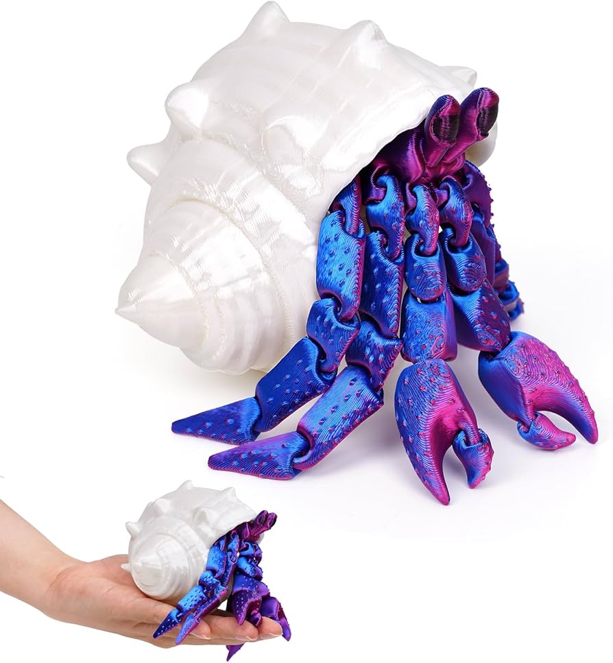 Amazon.com: SHUWND 3D Printed Hermit Crab Fidget,3D Printed