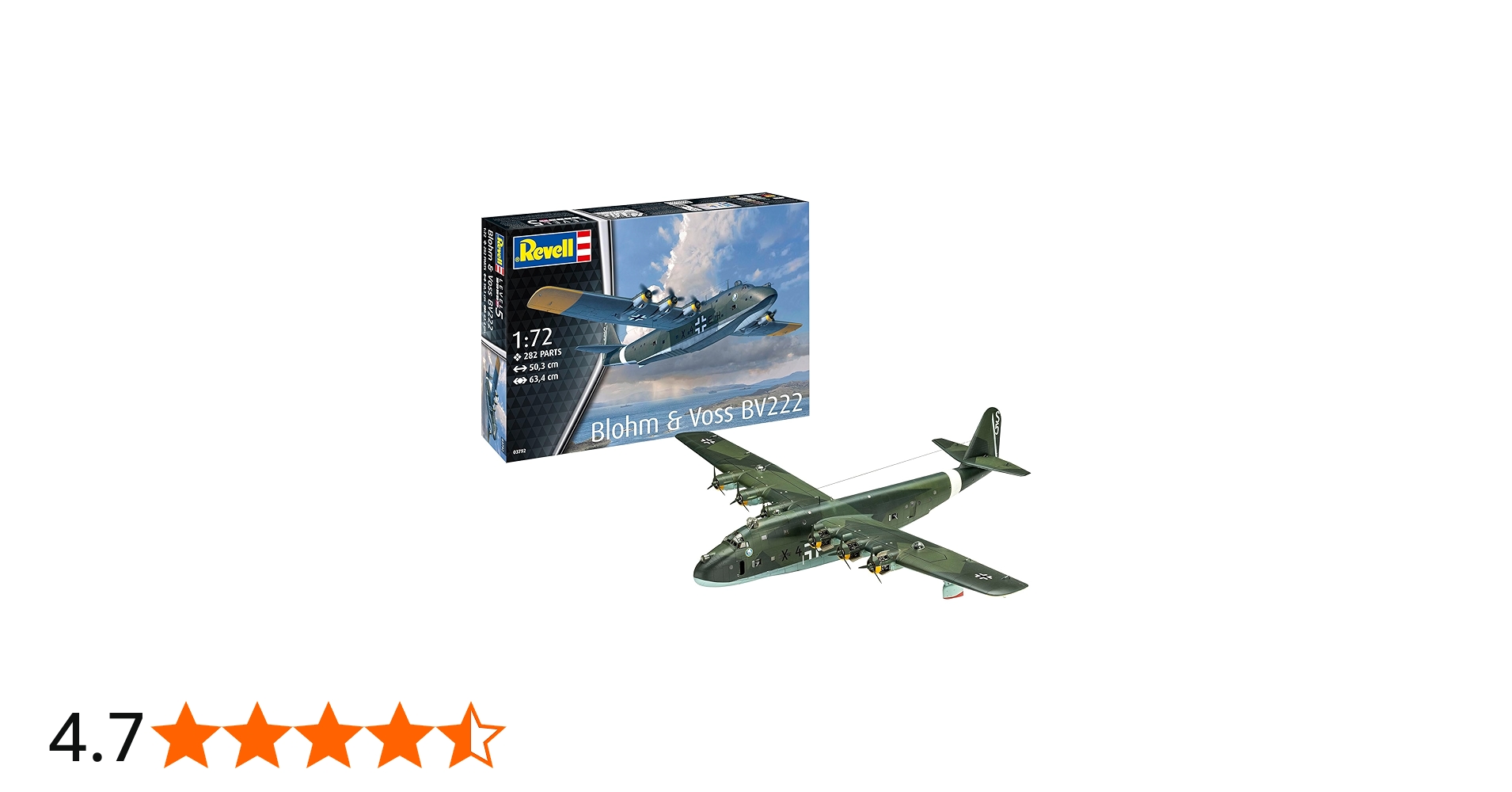 Amazon | ドイツレベル 1/72 ドイツ ブロム & フォス BV222 ヴィー