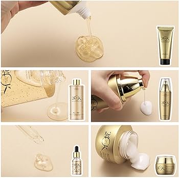 Amazon.com: 24K Gold Skin Care Set 6-Piece Collection 24K Skincare