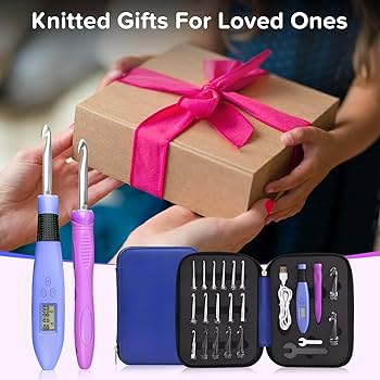 Amazon.com: Counting Crochet Hook Set Digital, Light Up Crochet