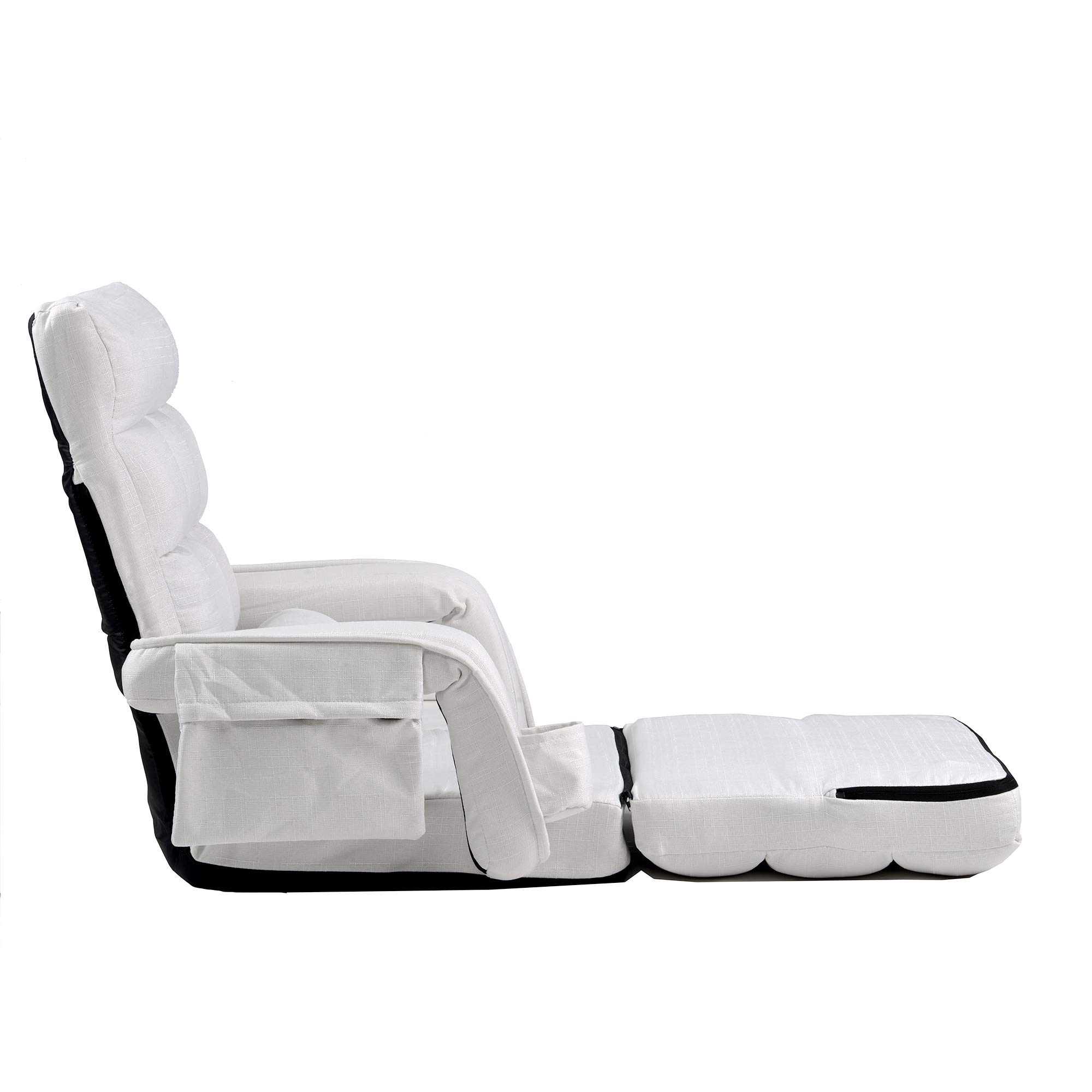 Amazon｜Cacoltr リクライニング リクライニングチェア 座椅子 肘付き