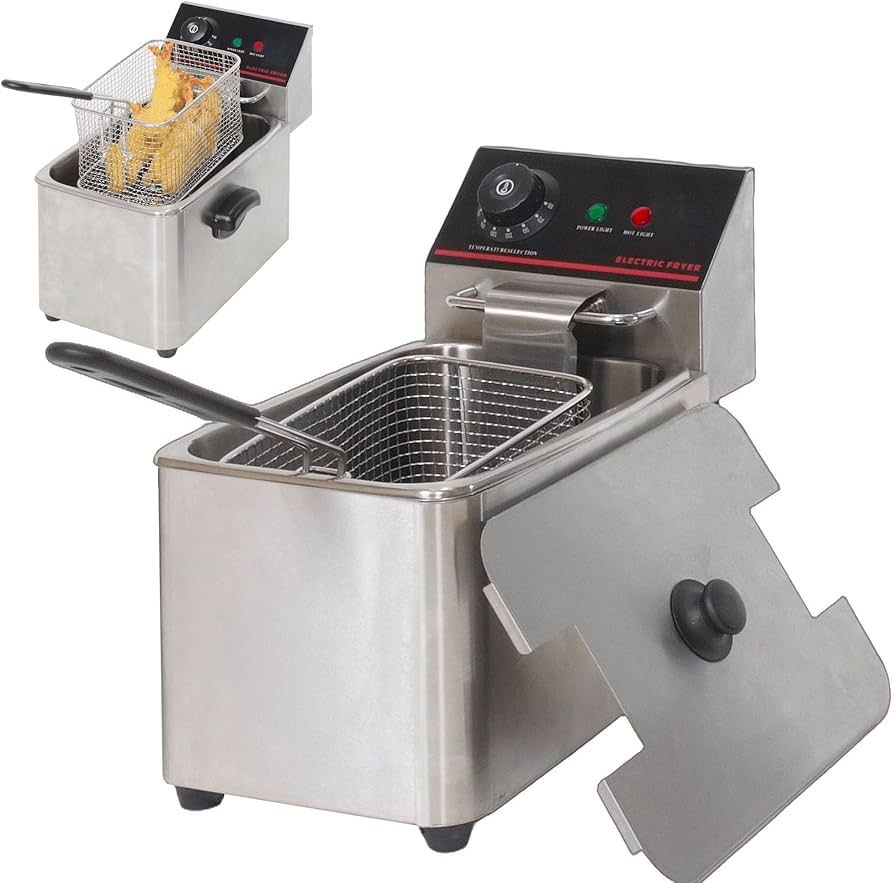 Amazon.co.jp: 電気フライヤー FL-DS4 4L 一槽式 ミニフライヤー 卓上