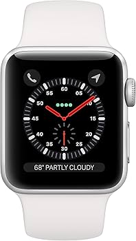 Amazon.com: Apple Watch Series 3 (GPS + Cellular, 38mm) - Silver