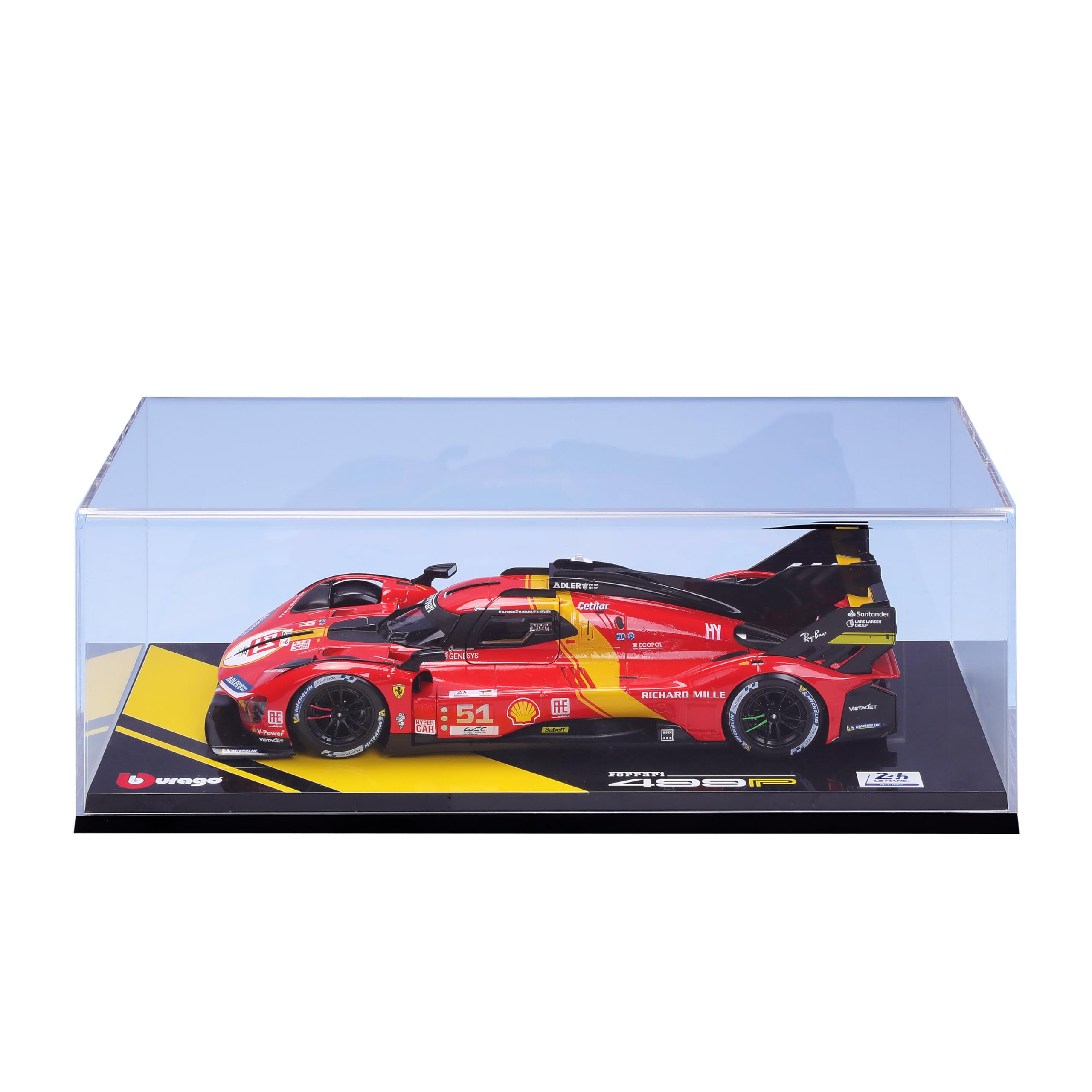 Amazon.com: Bburago - Ferrari Deluxe - 499P LMH 2023#51 Pole