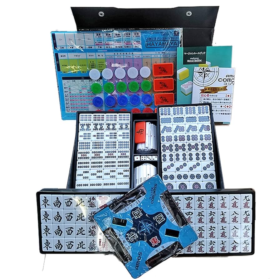 新品) 麻雀牌/マスターズ 麻雀マット/ジャンクマット セット（スコア帳