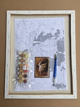 Amazon.co.jp: Canorna 油絵 【ライオン】動物 カラフルな動物 数字