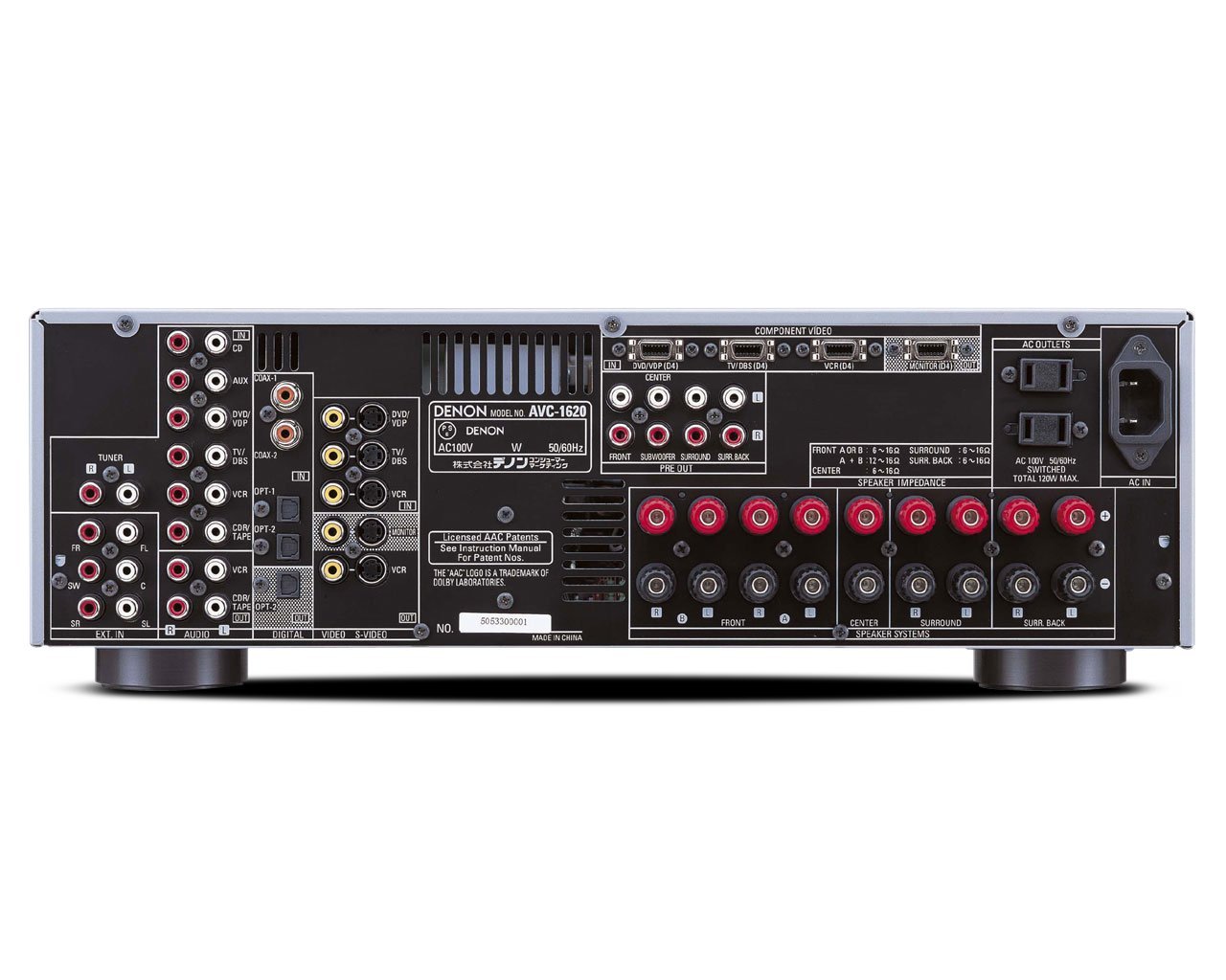 Amazon.co.jp: DENON AVC-1620 AV Surround Amplifier : Electronics