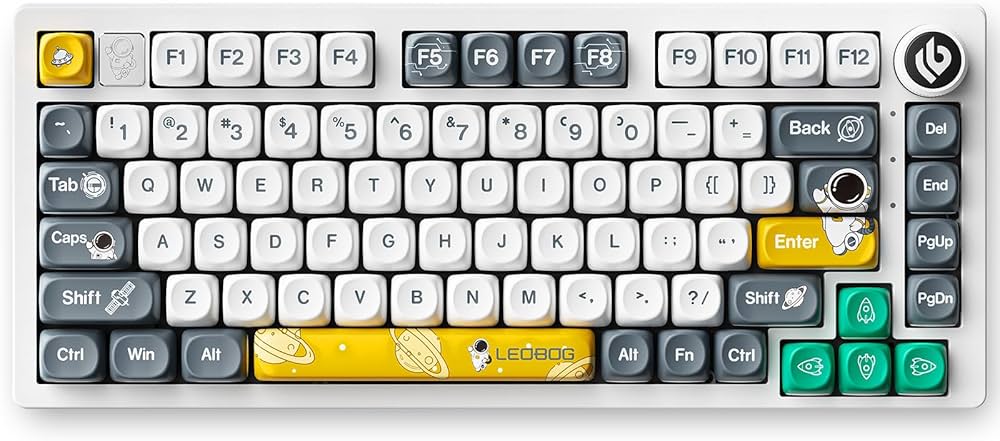 Amazon.co.jp: LEOBOG Hi75 ゲーミングキーボード 有線 75%メカニカル