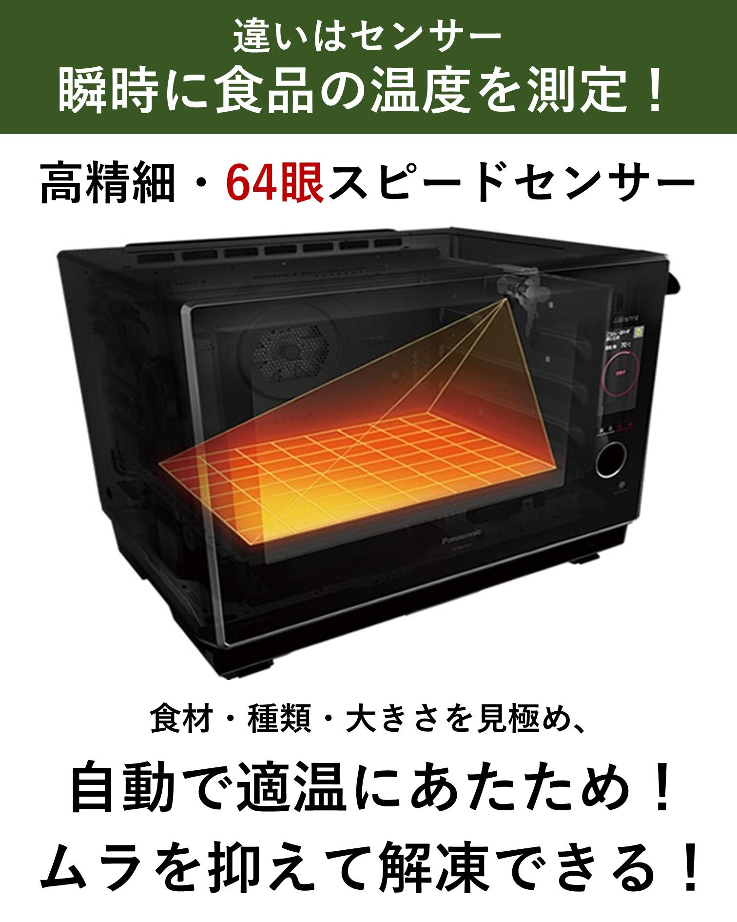 Amazon.co.jp: Panasonic NE-BS908-W Steam Bistro Oven Range, 2