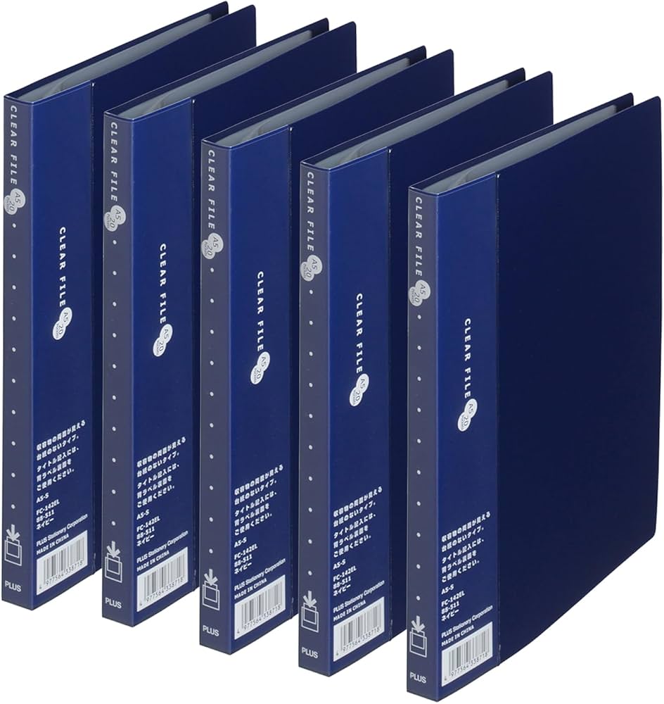 Amazon.co.jp: プラス ファイル クリアファイル スーパーエコノミー A5