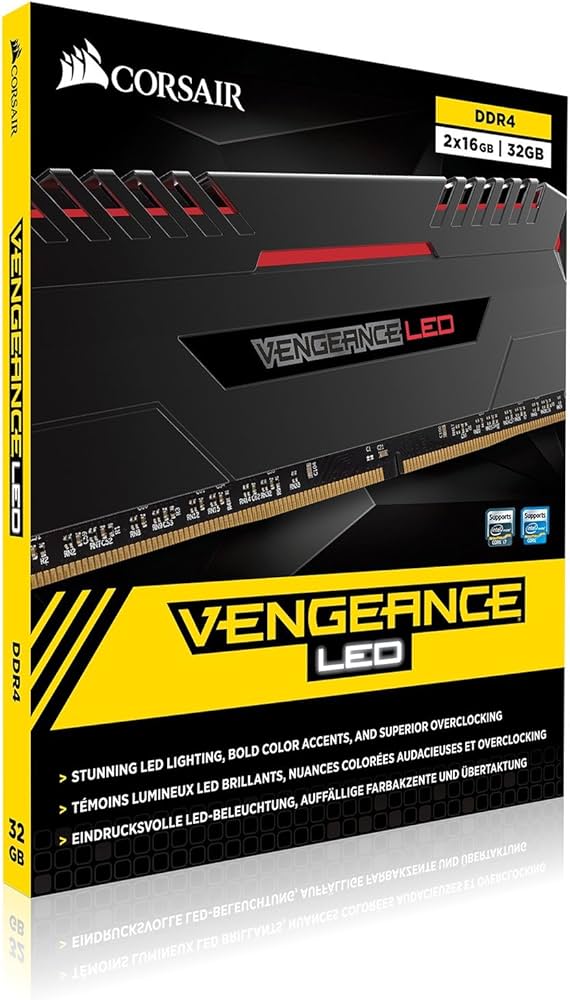 Amazon | Corsair Vengeance LED 32GB (2x16GB) DDR4 3000 (PC4-24000