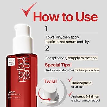 Amazon.com: Mise En Scene Perfect Super Rich Serum with Argan Oils