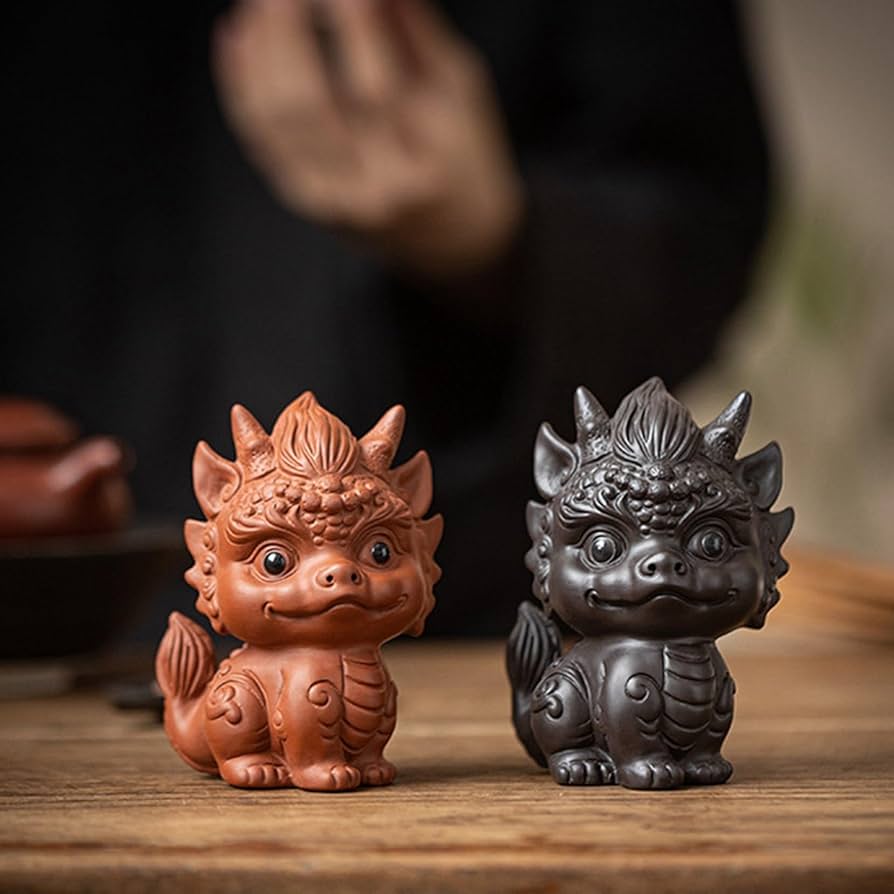 Amazon.co.jp: 可愛い 萌え 貔貅 ヒキュウ 神獣 おもちゃ 茶寵 置物