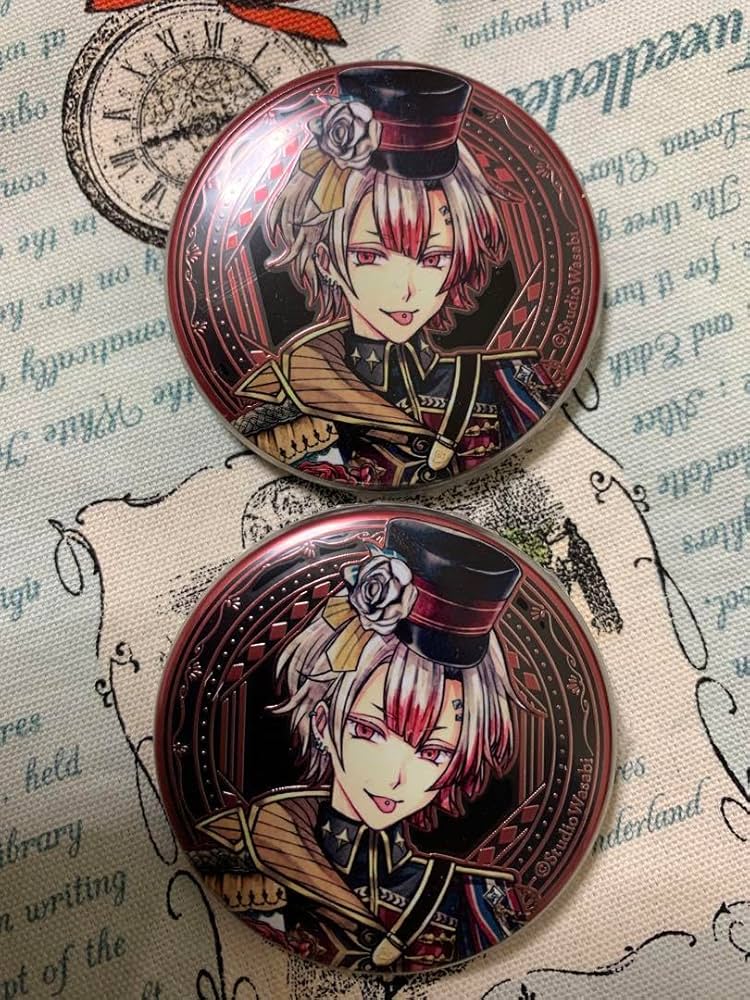 Amazon.co.jp: あくねこ 悪魔執事と黒い猫 缶バッジ アモン あくねこ展