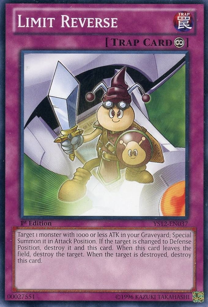 Amazon.com: Yu-Gi-Oh! - Limit Reverse (YS12-EN037) - Starter Deck