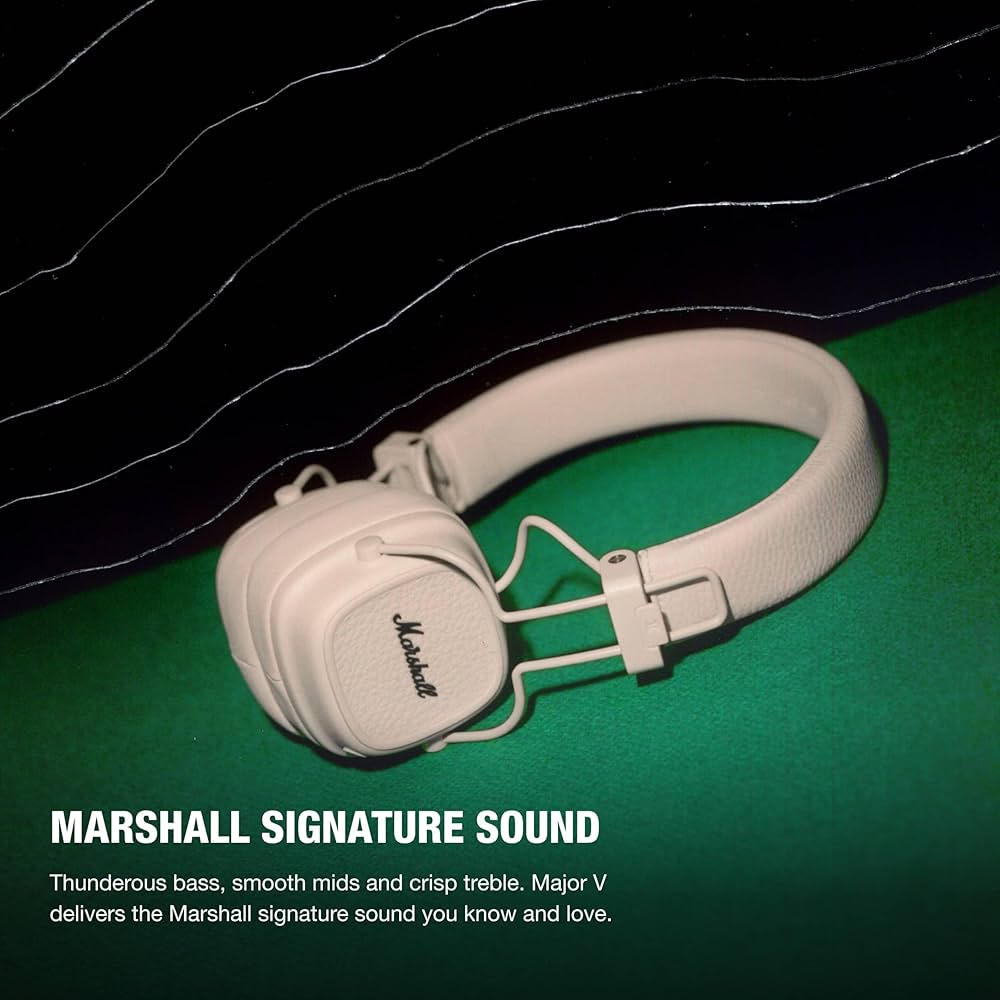 Amazon.co.jp: Marshall ワイヤレスオンイヤーヘッドホン Major V