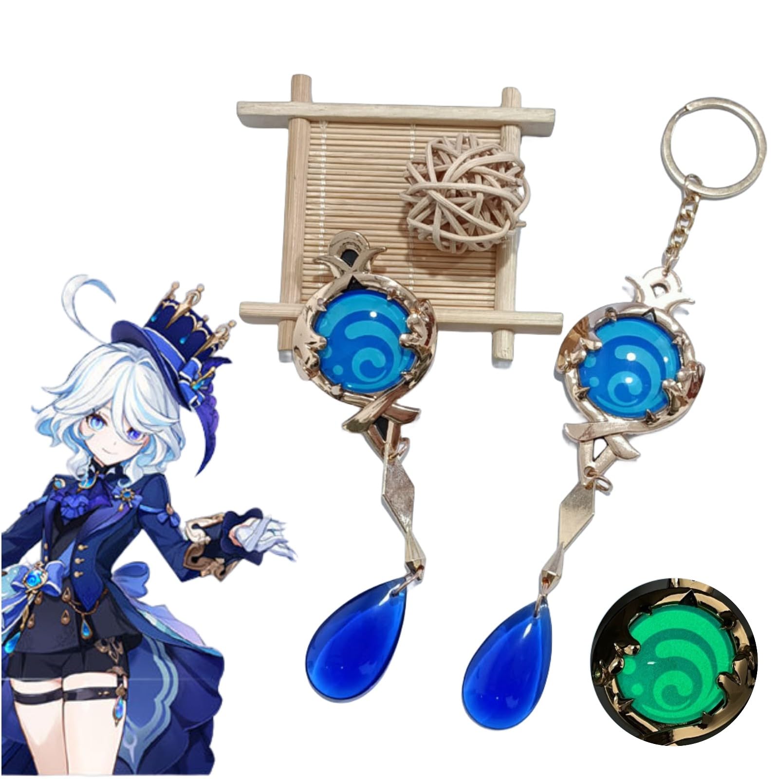 Amazon.co.jp: CHIASA 原神 グッズ フリーナ 周辺 キーホルダー+