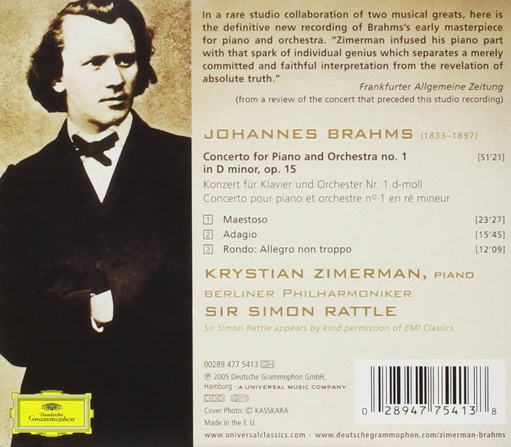 Krystian Zimerman, Simon Rattle, Berlin Philharmonic - Brahms
