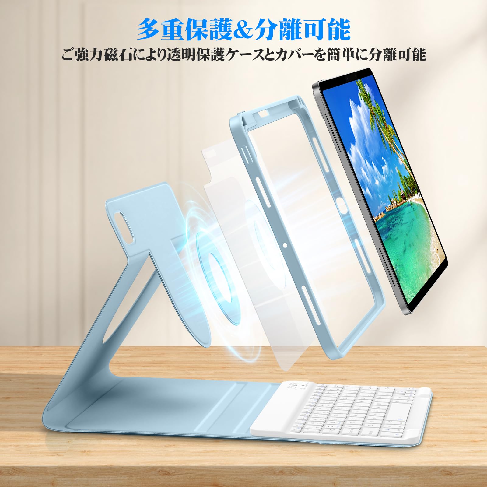 Amazon.co.jp: GOOJODOQ 2024 iPad Pro 11(M4) 11インチ キーボード