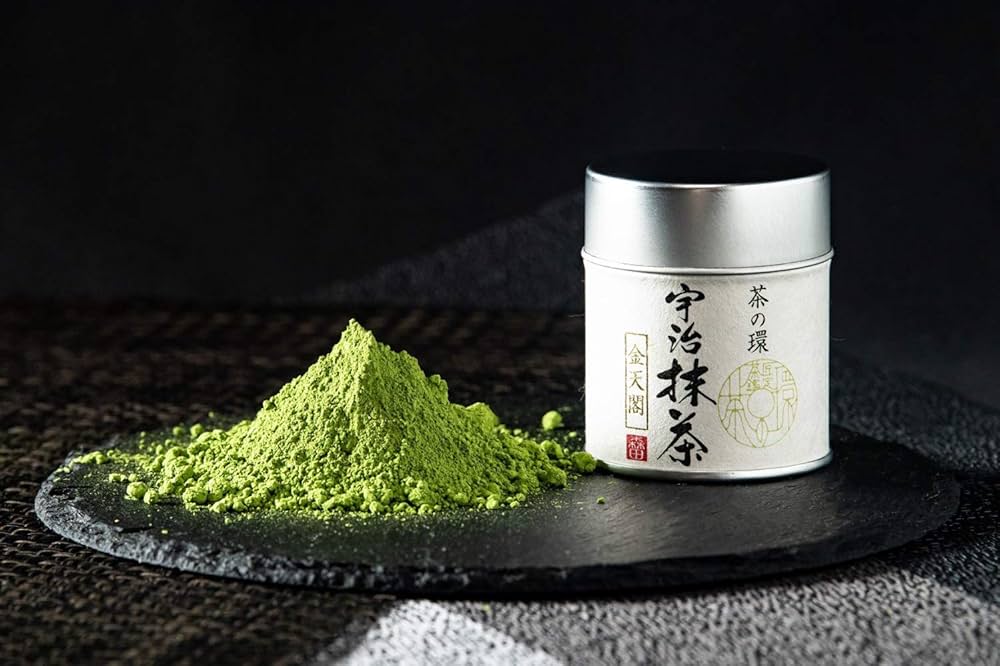 Amazon.co.jp: 抹茶 金天閣 缶入り 30g 茶の環 : 食品・飲料・お酒