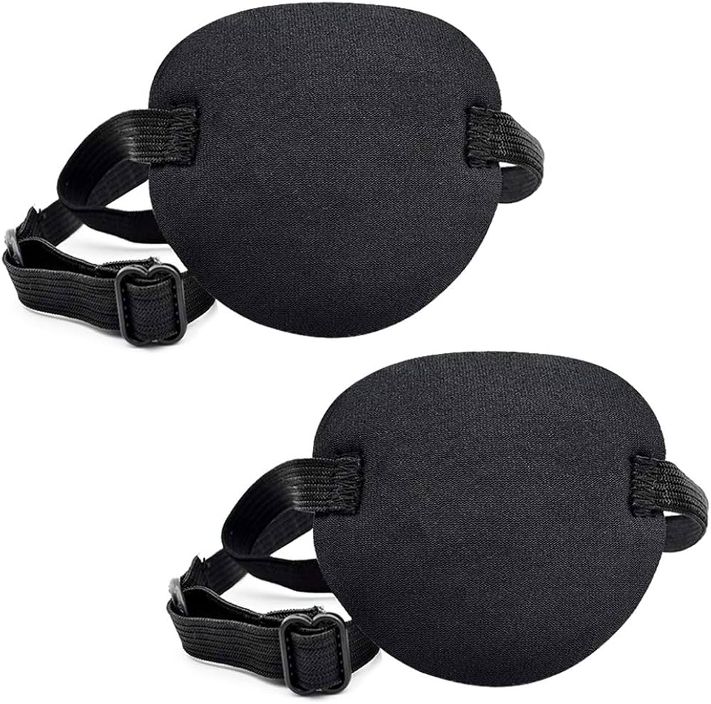 Amazon.com: Vandorla Pirate Eye Patches 2 Pack Adjustable