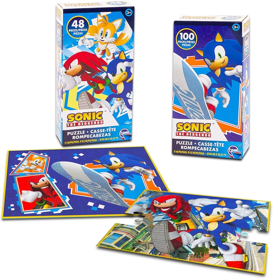 Amazon.com: Sonic the Hedgehog Puzzle for Kids, Boys, Girls Set