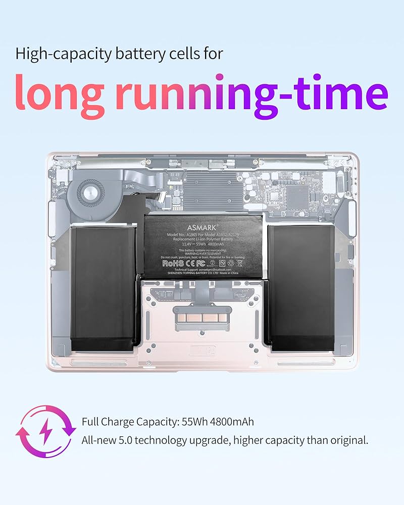 Amazon.com: ASMARK Battery Replacement for MacBook Air A2179(2020