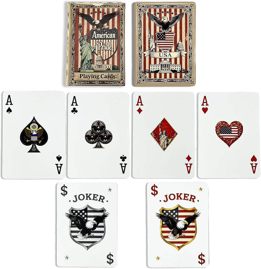 Amazon.com: VZONE American Playing Cards,Standard Poker Deck, 100