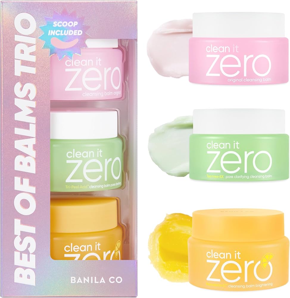 Amazon.com: BANILA CO Clean it Zero Best of Balms Trio | Original