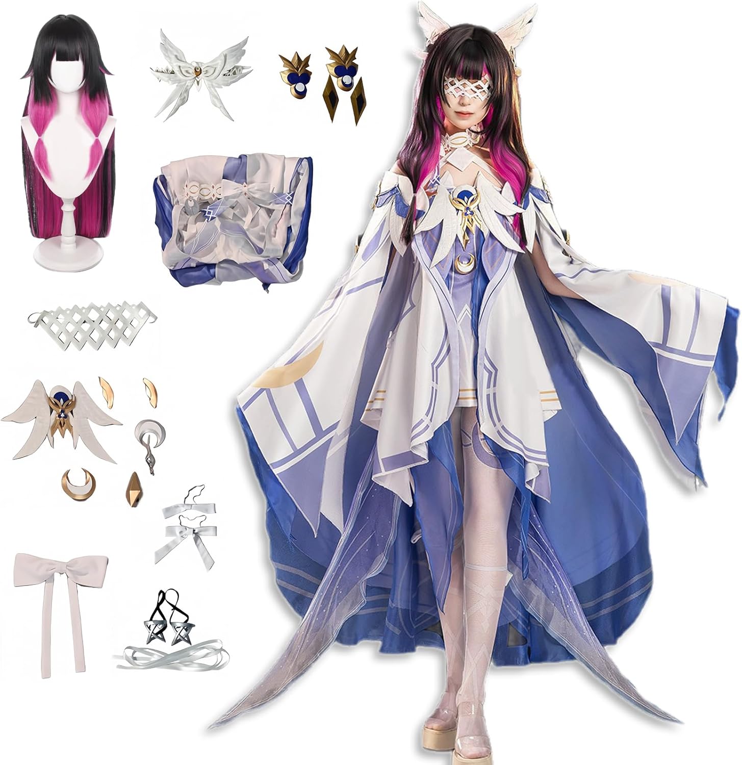 Amazon.co.jp: [Sieberg] 原神 コスプレ衣装 コロンビーナ 月の少女