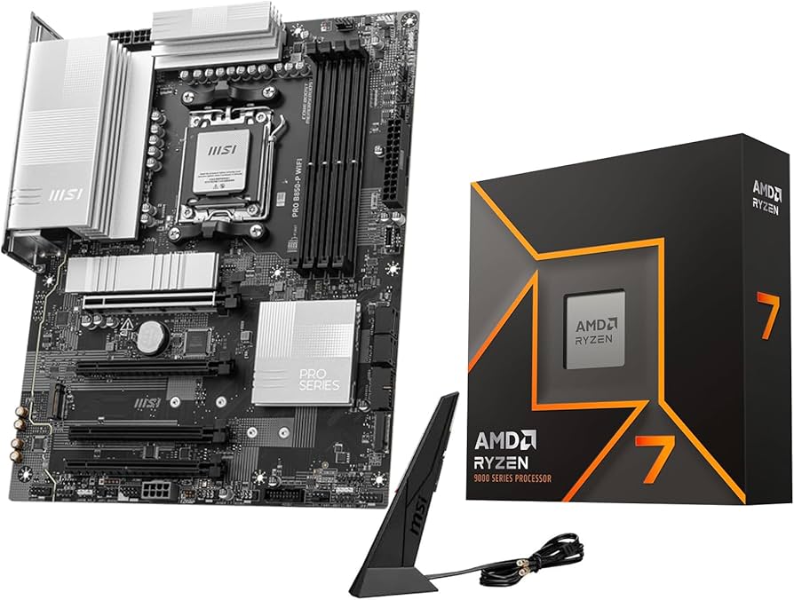 Amazon.com: Micro Center AMD Ryzen 7 9700X CPU Processor with MSI
