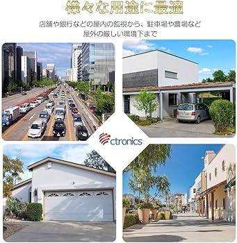 Amazon.co.jp: 【30倍光学ズーム × 150m超長距離暗視】Ctronics 3K 5MP