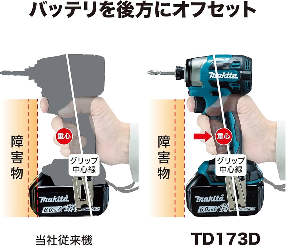 Amazon | マキタ(Makita) 充電式インパクトドライバ（オリ-ブ） 18V