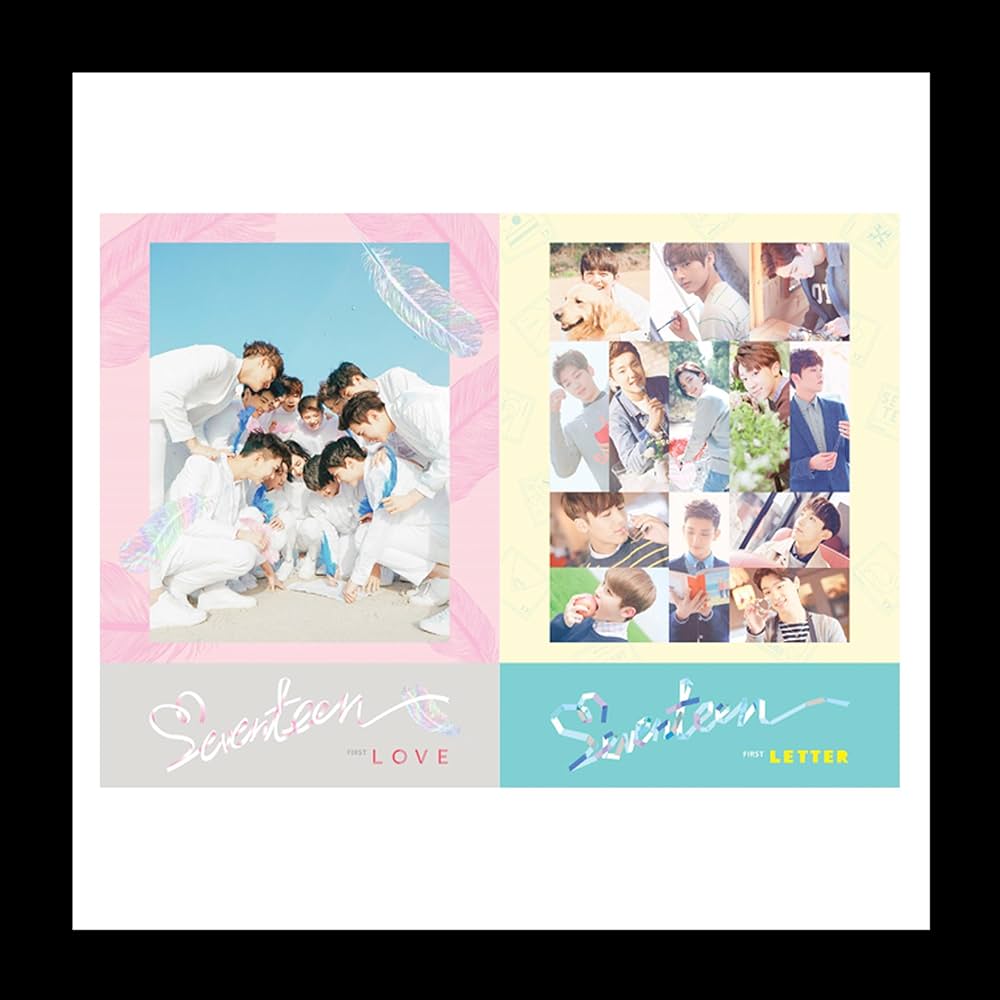 SEVENTEEN FIRST LOVE & LETTER Reissue 1st Album CD+Photobook+