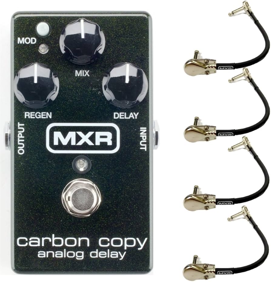 Amazon.com: MXR M169 Carbon Copy Analog Delay Pedal Bundle with 4