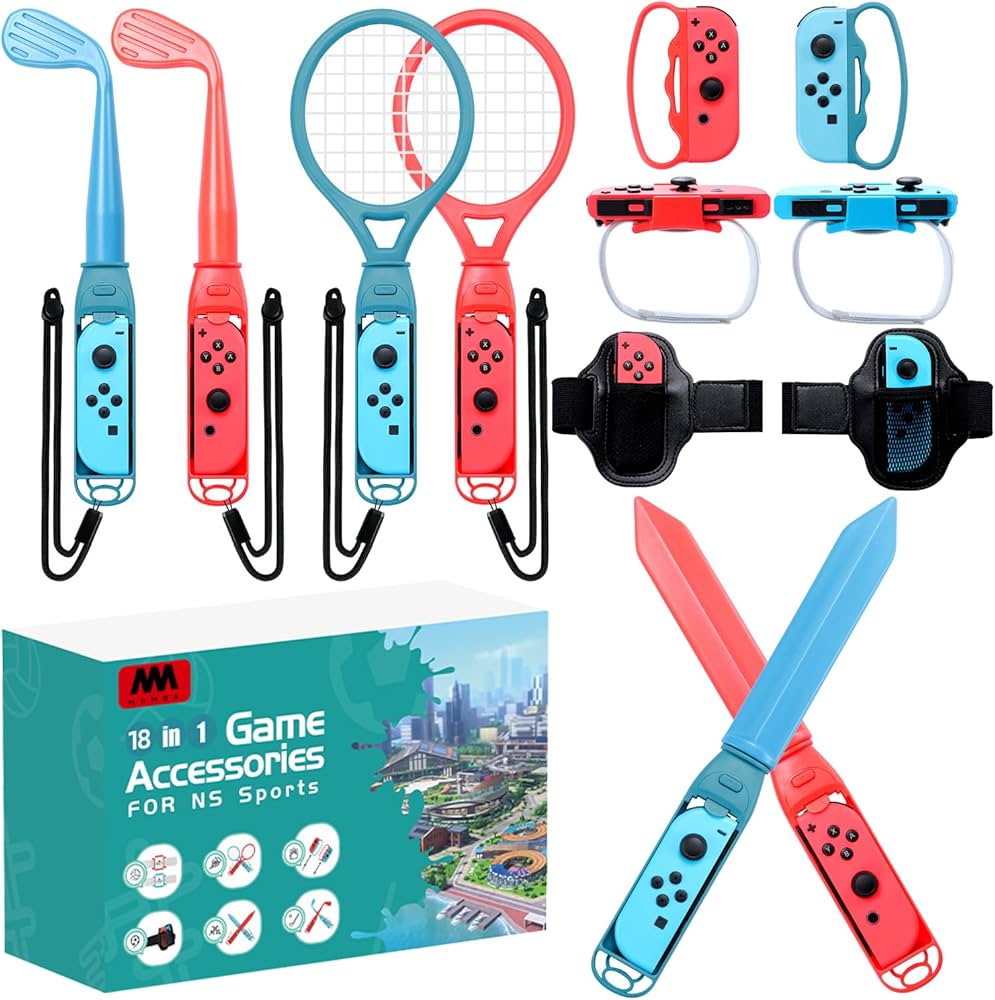 Amazon.com: Mumba Switch Sports Accessories Bundle, 18 in 1 Family