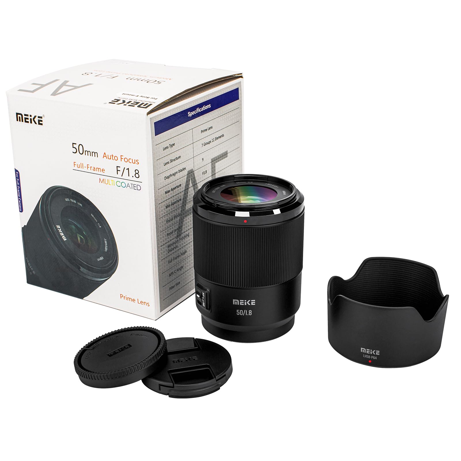 Amazon.com : Meike 50mm F1.8 Full Frame AF STM Lens Standard