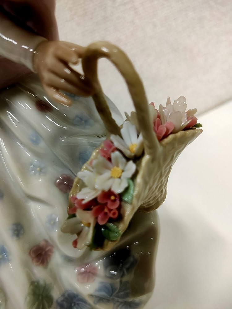 Amazon.co.jp: リヤドロ(Lladro) 花と少女 春の輝き #5898 : ホーム