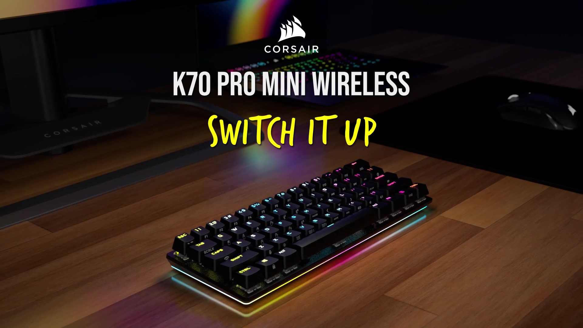 Amazon.com: Corsair K70 PRO MINI Wireless RGB 60% Mechanical