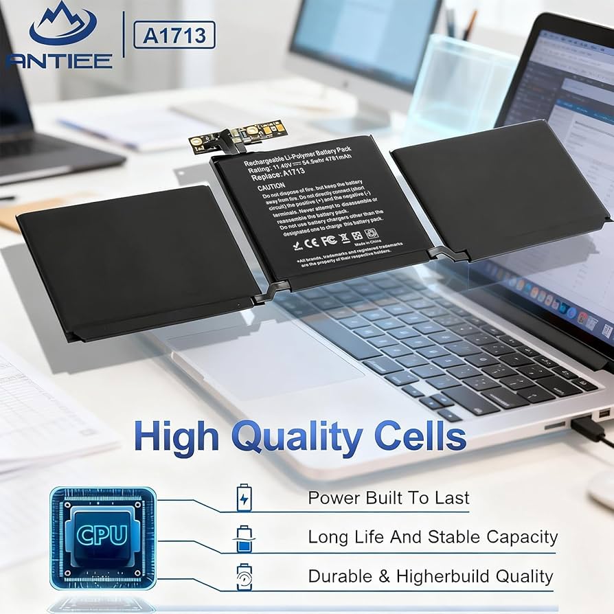 Amazon.com: A1708 Battery Replacement, A1713 Battery for MacBook