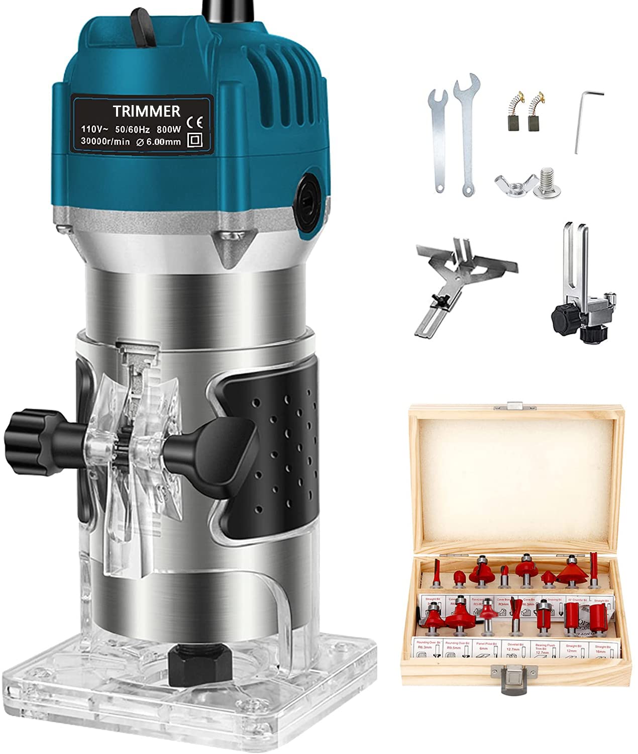 Amazon | Hovered 電動トリマー 木工用 電気トリミング機 6.00mm 日本