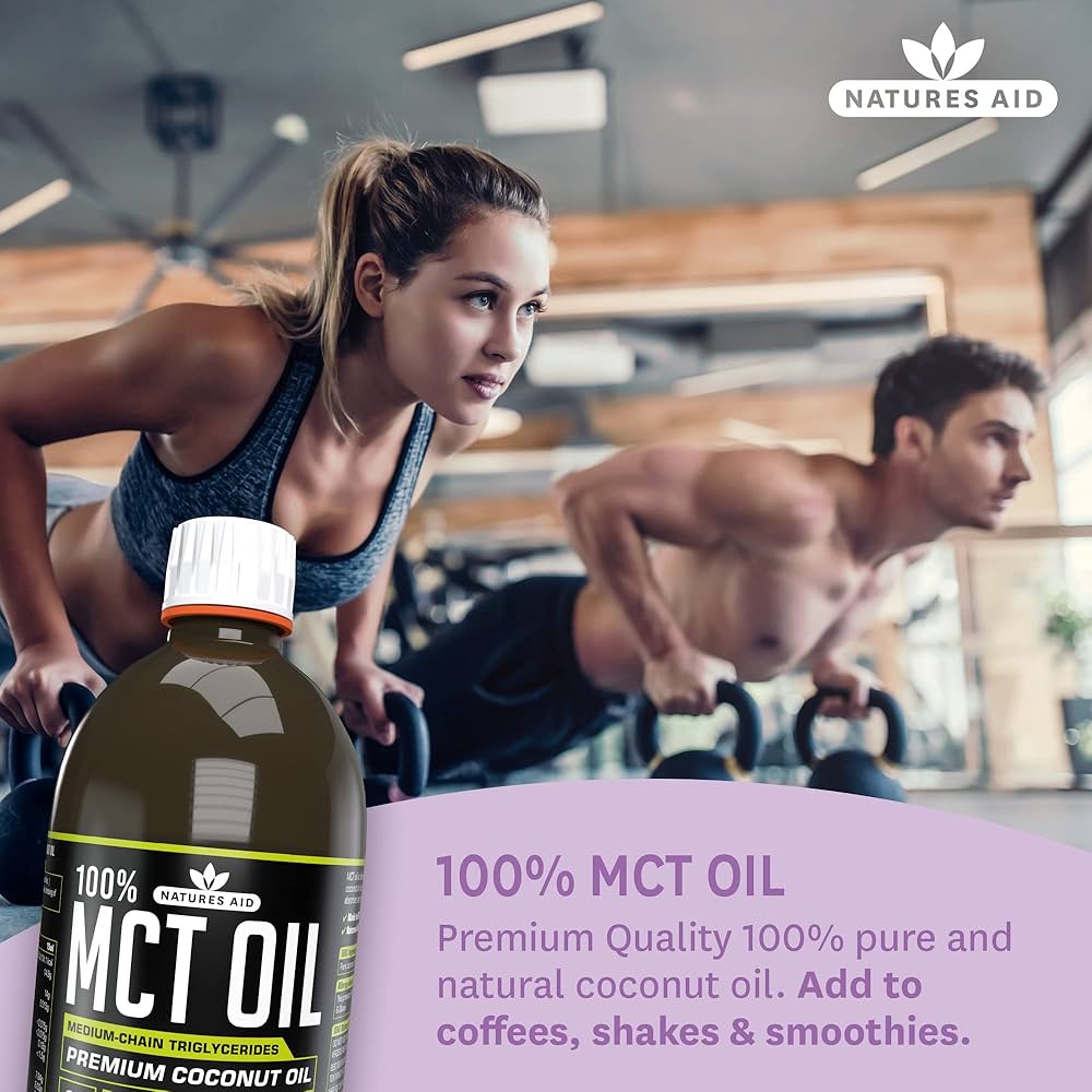 Amazon.com: Natures AID Mct Oil 100%, 500 ML : Health & Household