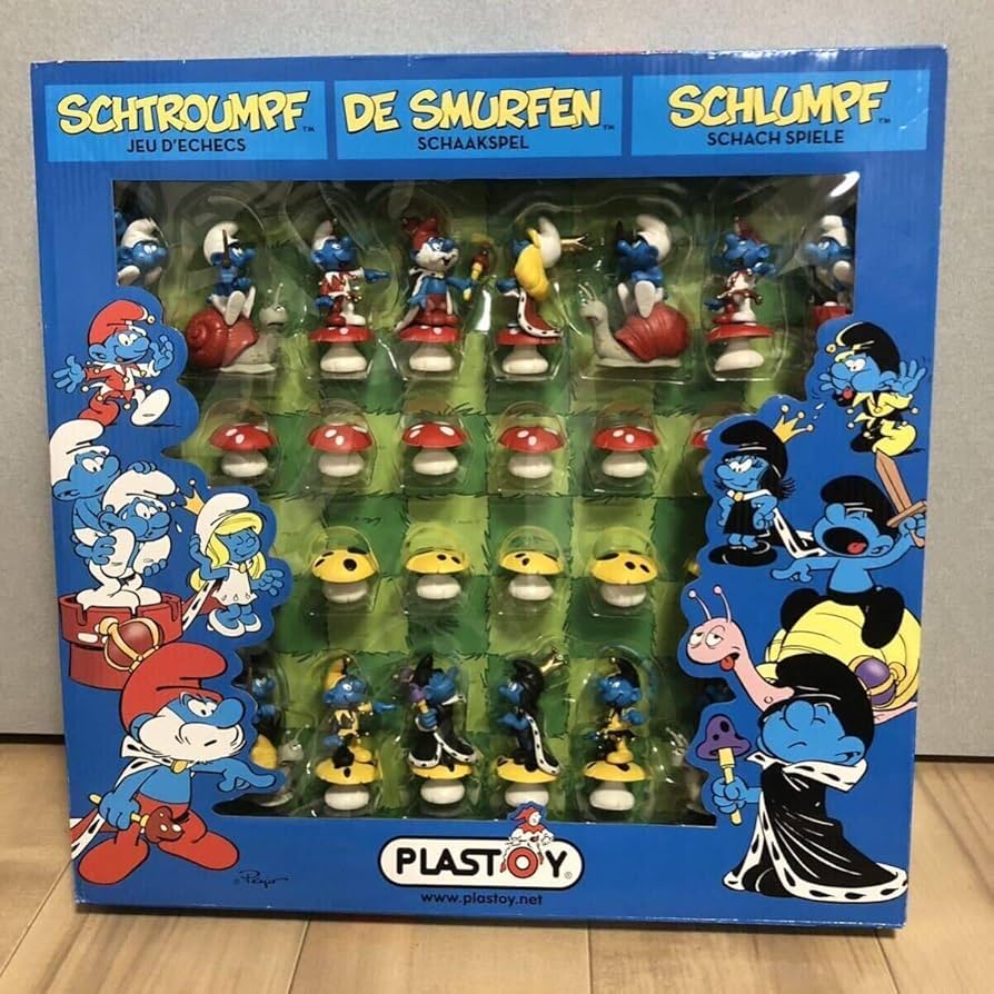 Amazon.co.jp: Smurf スマーフ チェスセット フィギュア PLASTOY社製