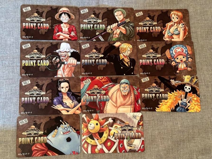 Amazon.co.jp: ワンピ ース 麦わらストア ポイントカード 全種揃え