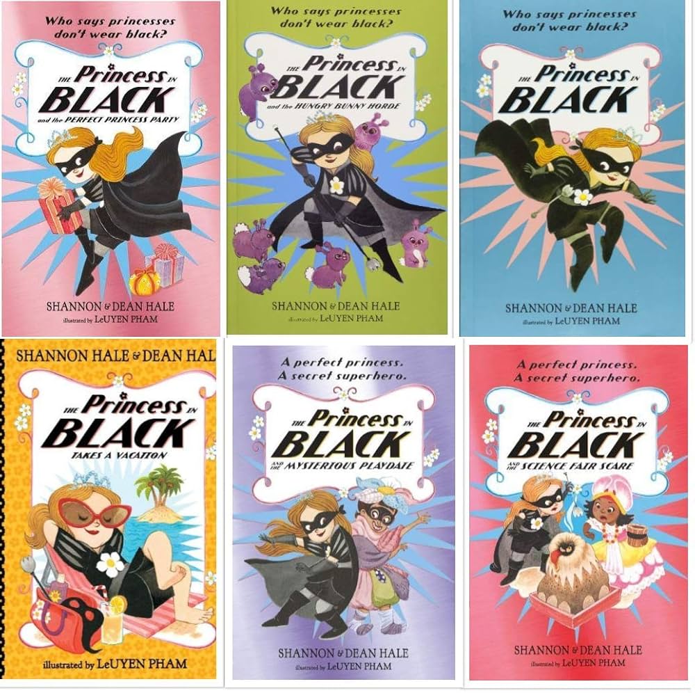 The Princess in Black 6 Book Set Action & Adventure, Humor & Funny